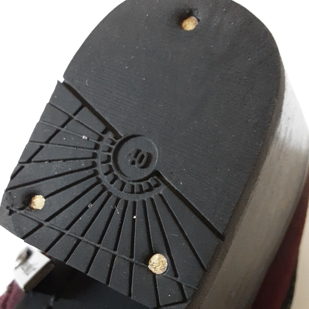 Bussola ankle boots Women EU40 Reikiavik Cabernet burgundy suede casual festival - Picture 14 of 15